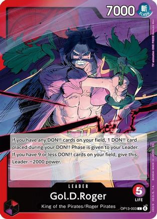 Gol.D.Roger (003) (OP13-003) - Carrying On His Will | Grognard Games