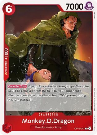 Monkey.D.Dragon (OP13-017) - Carrying On His Will Foil | Grognard Games