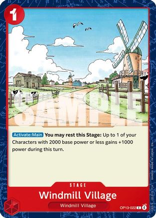 Windmill Village (OP13-022) - Carrying On His Will | Grognard Games