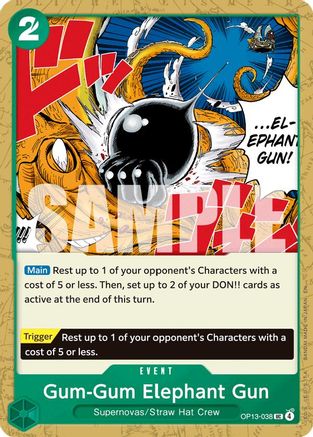 Gum-Gum Elephant Gun (OP13-038) - Carrying On His Will | Grognard Games