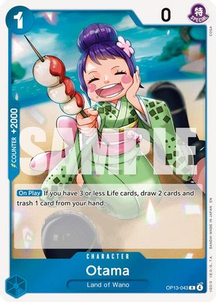 Otama (OP13-043) - Carrying On His Will Foil | Grognard Games