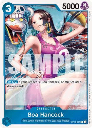 Boa Hancock (OP13-051) - Carrying On His Will Foil | Grognard Games