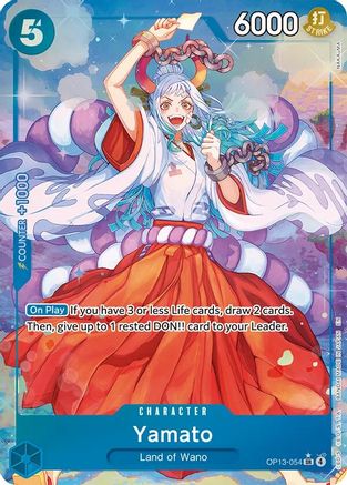 Yamato (Alternate Art) (OP13-054) - Carrying On His Will Foil | Grognard Games