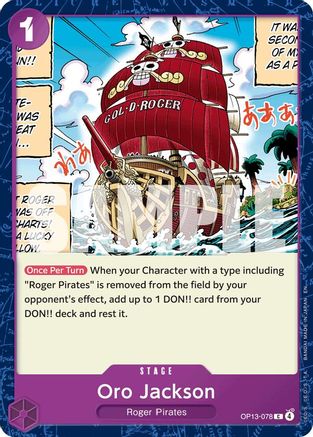 Oro Jackson (OP13-078) - Carrying On His Will | Grognard Games