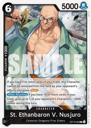 St. Ethanbaron V. Nusjuro (OP13-080) - Carrying On His Will Foil | Grognard Games