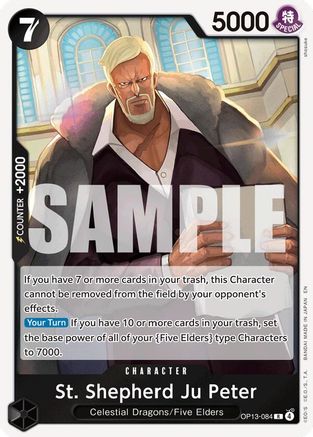 St. Shepherd Ju Peter (OP13-084) - Carrying On His Will Foil | Grognard Games