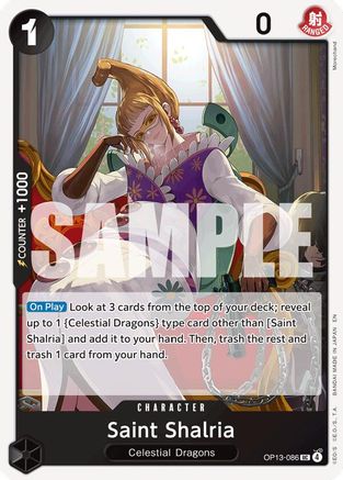 Saint Shalria (OP13-086) - Carrying On His Will | Grognard Games