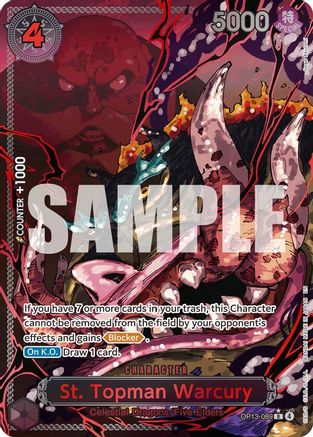 St. Topman Warcury (Parallel) (OP13-089) - Carrying On His Will Foil | Grognard Games
