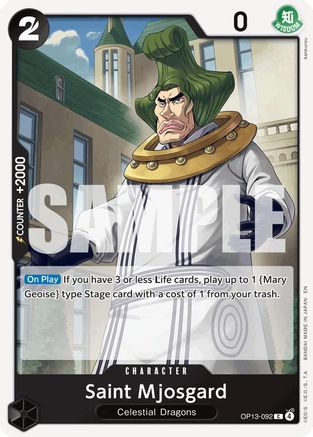 Saint Mjosgard (OP13-092) - Carrying On His Will | Grognard Games