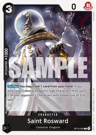 Saint Rosward (OP13-095) - Carrying On His Will | Grognard Games