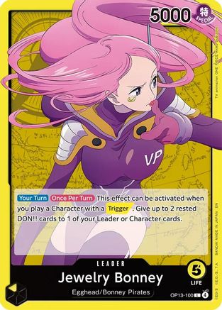 Jewelry Bonney (100) (OP13-100) - Carrying On His Will | Grognard Games