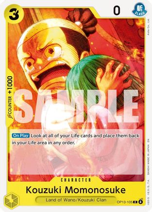 Kouzuki Momonosuke (OP13-105) - Carrying On His Will | Grognard Games