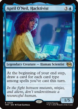 April O'Neil, Hacktivist (TMT-029) - Teenage Mutant Ninja Turtles | Grognard Games