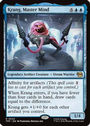 Krang, Master Mind (TMT-043) - Teenage Mutant Ninja Turtles Foil | Grognard Games