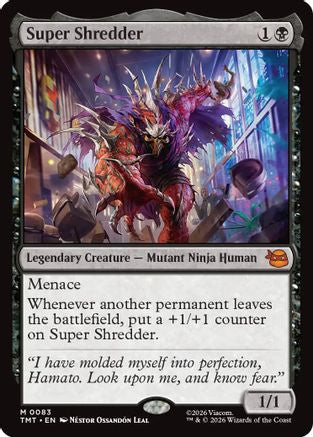 Super Shredder (TMT-083) - Teenage Mutant Ninja Turtles Foil | Grognard Games