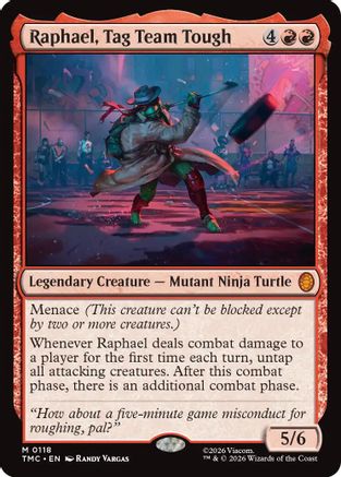 Raphael, Tag Team Tough (TMT-118) - Teenage Mutant Ninja Turtles | Grognard Games