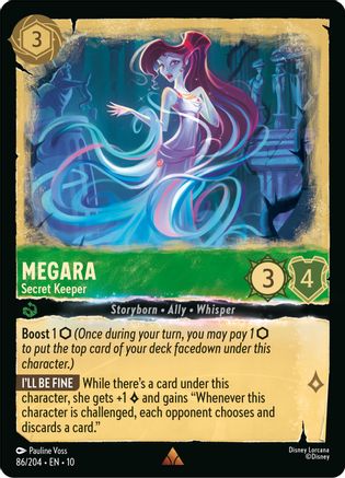 Megara - Secret Keeper (86/204) - Whispers in the Well | Grognard Games