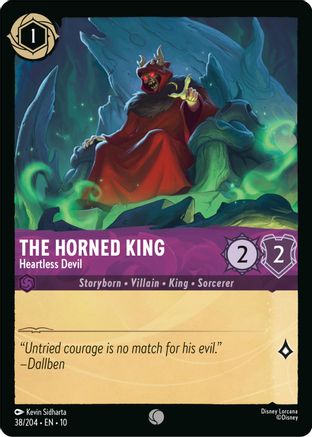The Horned King - Heartless Devil (38/204) - Whispers in the Well Cold Foil | Grognard Games