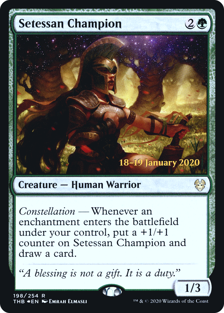 Setessan Champion [Theros Beyond Death Prerelease Promos] | Grognard Games