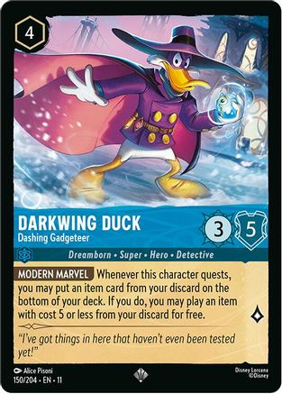 Darkwing Duck - Dashing Gadgeteer (150/204) - Winterspell | Grognard Games