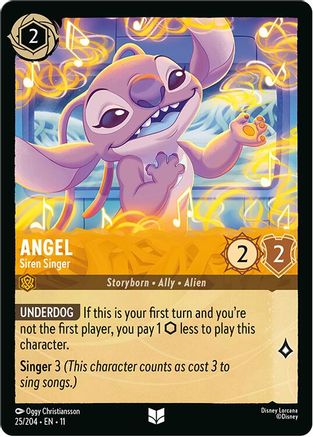Angel - Siren Singer (25/204) - Winterspell Cold Foil | Grognard Games