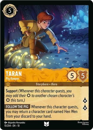 Taran - Pig Keeper (15/204) - Whispers in the Well | Grognard Games