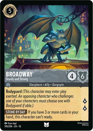 Broadway - Sturdy and Strong (190/204) - Whispers in the Well Cold Foil | Grognard Games