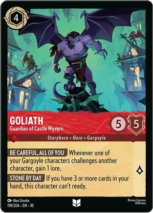 Goliath - Guardian of Castle Wyvern (119/204) - Whispers in the Well Cold Foil | Grognard Games