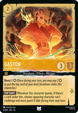 Gaston - Frightful Bully (2/204) - Whispers in the Well | Grognard Games
