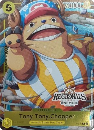 Tony Tony.Chopper (CS 25-26 Regionals Textured Chase Promo) (P-089) - One Piece Promotion Cards Foil | Grognard Games
