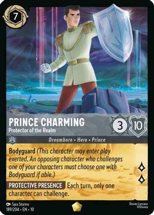 Prince Charming - Protector of the Realm (189/204) - Whispers in the Well Cold Foil | Grognard Games
