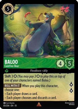 Baloo - Carefree Bear (85/204) - Whispers in the Well | Grognard Games