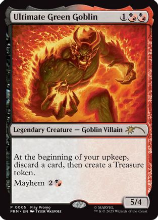 Ultimate Green Goblin (PLAY-005) - Play Promos Foil | Grognard Games