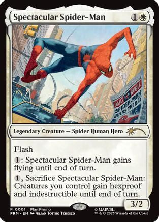 Spectacular Spider-Man (PLAY-001) - Play Promos Foil | Grognard Games