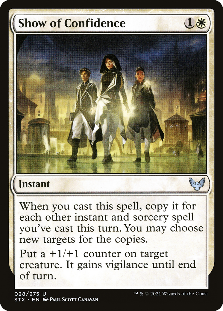Show of Confidence [Strixhaven: School of Mages] | Grognard Games