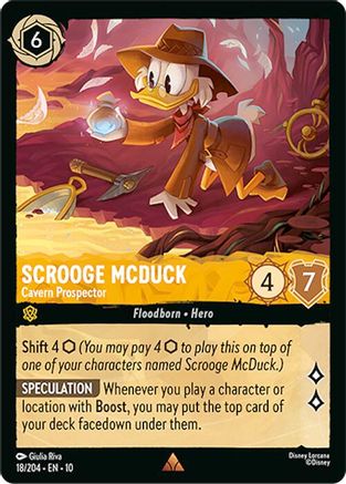 Scrooge McDuck - Cavern Prospector (18/204) - Whispers in the Well | Grognard Games