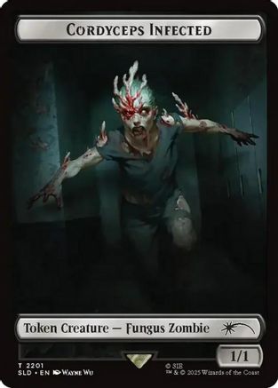 Cordyceps Infected Token (2201) (SLD-2201) - Secret Lair Drop Series | Grognard Games
