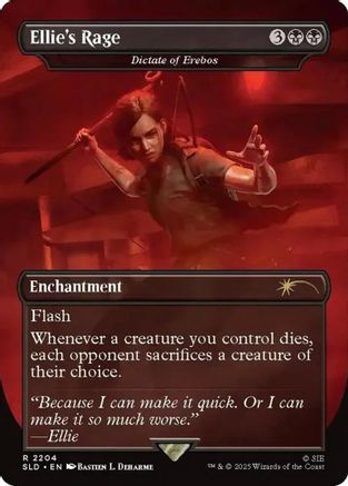 Ellie's Rage - Dictate of Erebos (SLD-2204) - Secret Lair Drop Series | Grognard Games