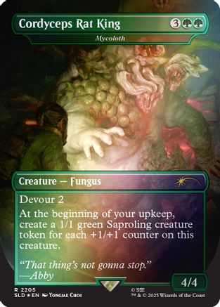 Cordyceps Rat King - Mycoloth (Rainbow Foil) (SLD-2205) - Secret Lair Drop Series Foil | Grognard Games