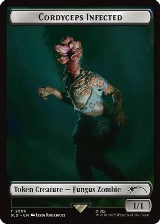 Cordyceps Infected Token (2206) (SLD-2206) - Secret Lair Drop Series | Grognard Games
