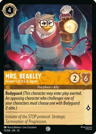 Mrs. Beakley - Former S.H.U.S.H. Agent (11/204) - Whispers in the Well | Grognard Games