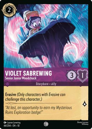 Violet Sabrewing - Senior Junior Woodchuck (44/204) - Whispers in the Well | Grognard Games