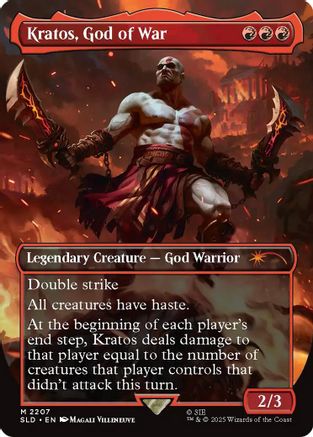Kratos, God of War (SLD-2207) - Secret Lair Drop Series Foil | Grognard Games