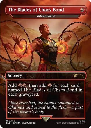 The Blades of Chaos Bond - Rite of Flame (SLD-2209) - Secret Lair Drop Series Foil | Grognard Games