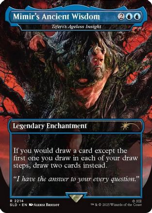 Mimir's Ancient Wisdom - Teferi's Ageless Insight (SLD-2214) - Secret Lair Drop Series Foil | Grognard Games