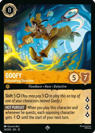 Goofy - Galumphing Gumshoe (24/204) - Whispers in the Well | Grognard Games