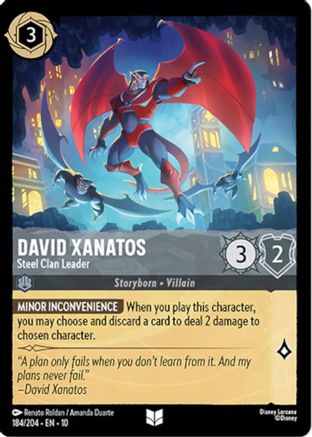 David Xanatos - Steel Clan Leader (184/204) - Whispers in the Well | Grognard Games