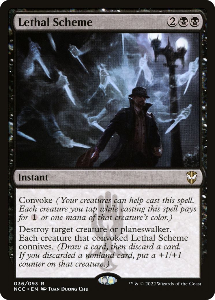 Lethal Scheme [Streets of New Capenna Commander] | Grognard Games