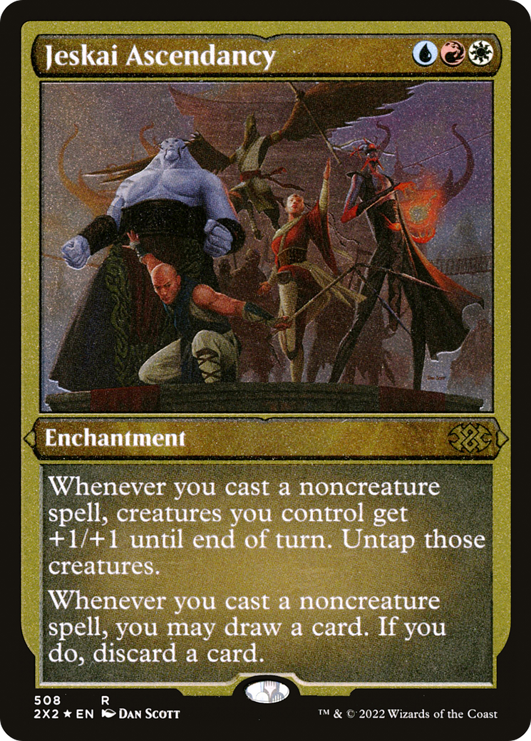 Jeskai Ascendancy (Foil Etched) (2X2-508) - Double Masters 2022 Foil | Grognard Games