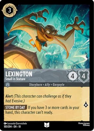 Lexington - Small in Stature (183/204) - Whispers in the Well Cold Foil | Grognard Games